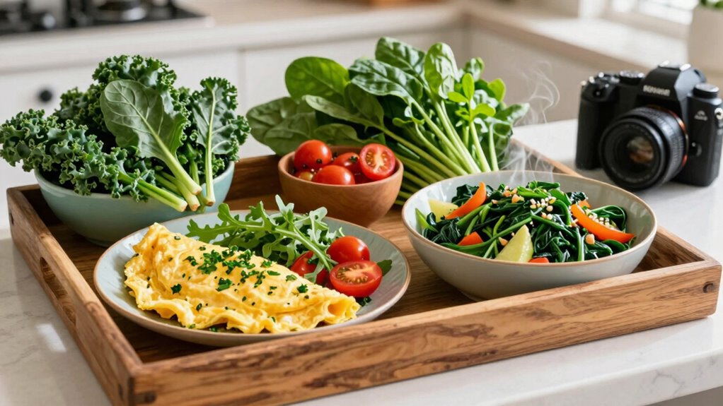 incorporate greens for meals