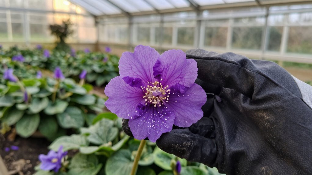 indoor hand pollination techniques