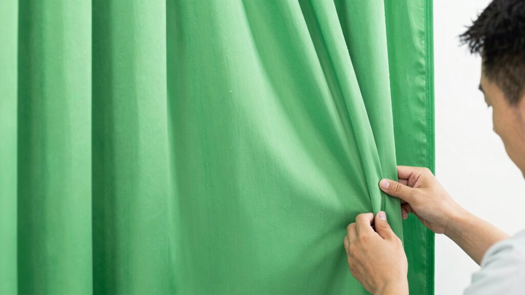 inspect curtains for damage