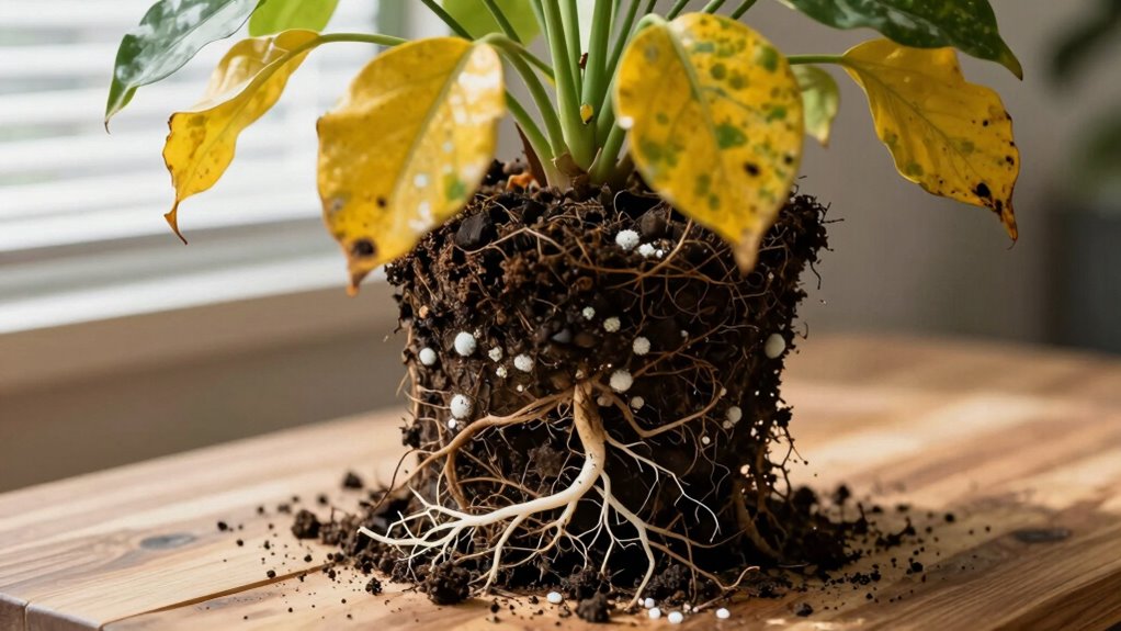 inspect roots for decay