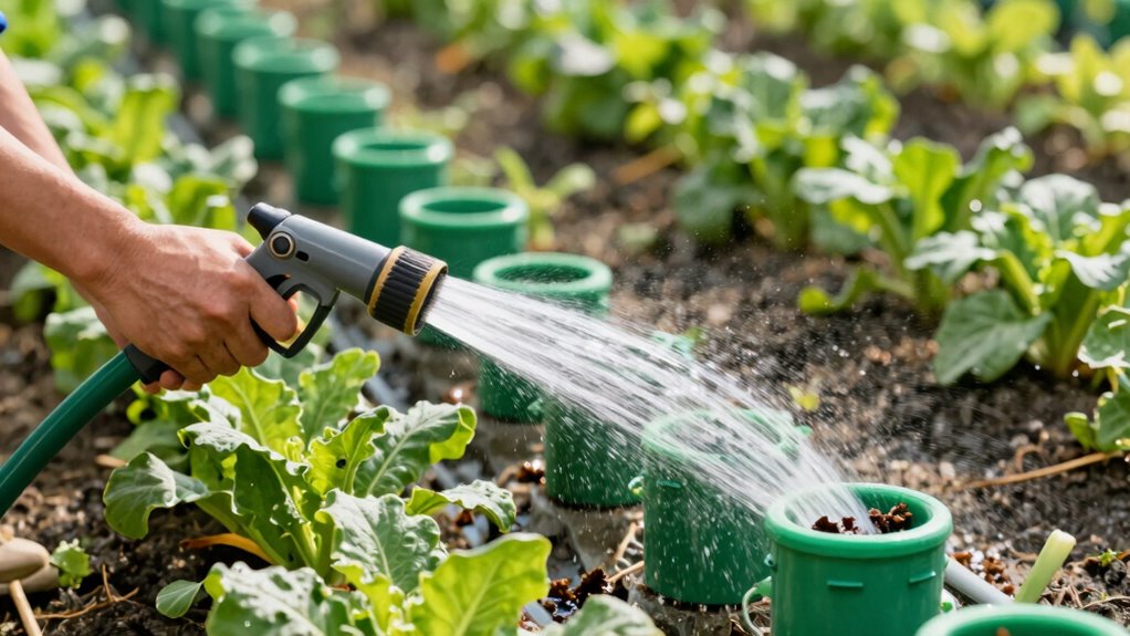 inspect thoroughly before flushing