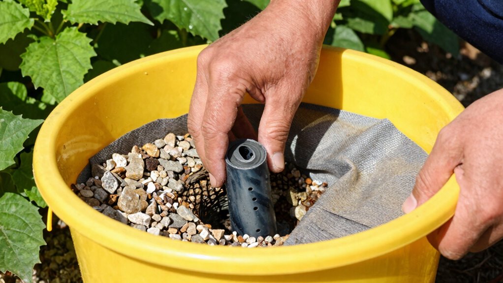 install proper drainage system