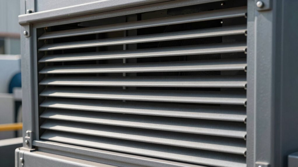 intake shutters balance indoor pressure