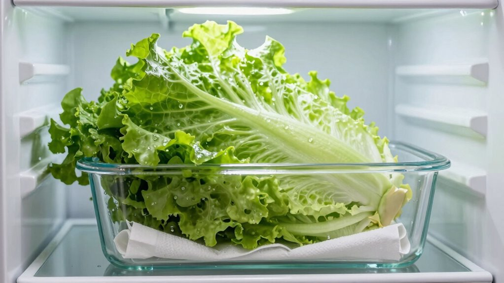 keep greens dry and fresh