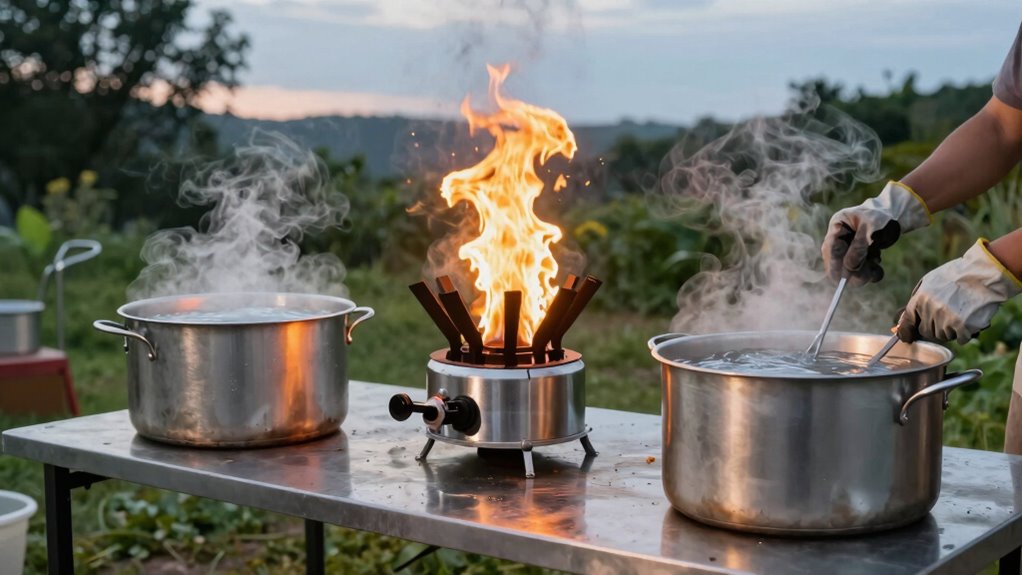 key canning burner factors