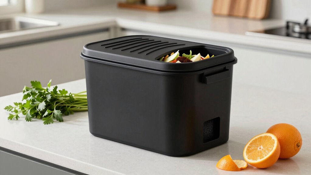 maintain odor free composting routine