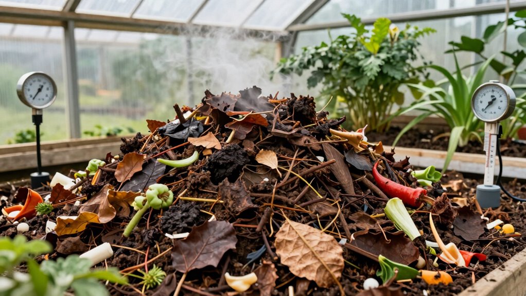 material composition and conditions