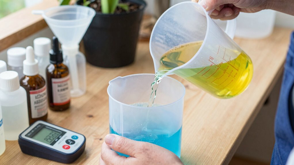 measure mix adjust label