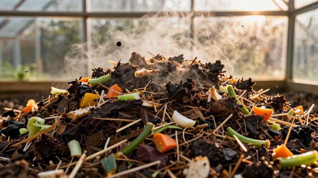 microbes generate heat during decomposition