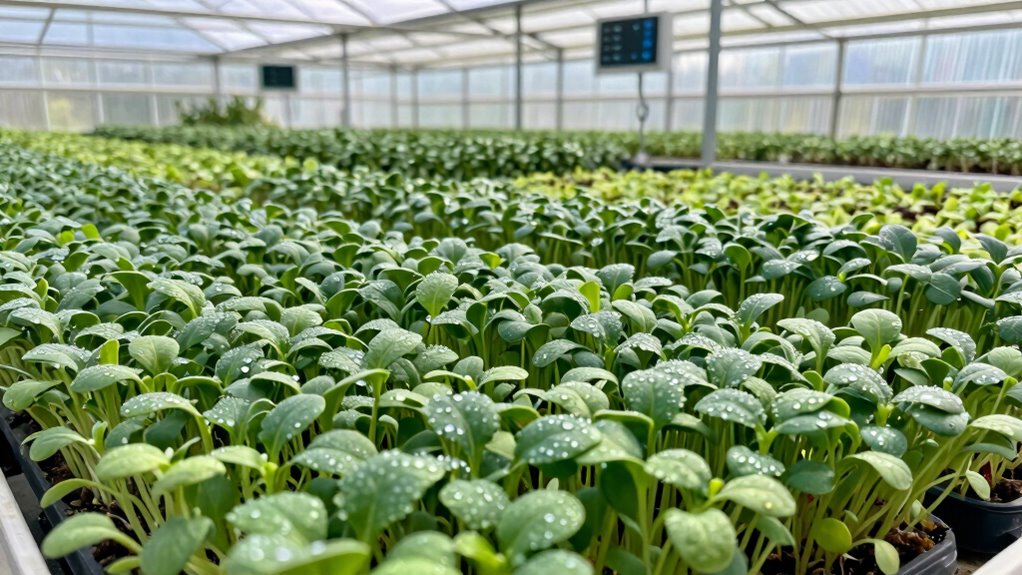 monitor and maintain microgreens