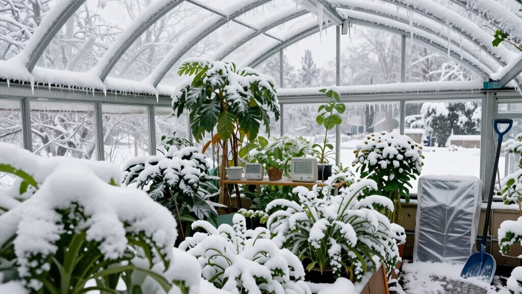 monitor snow reinforce structure