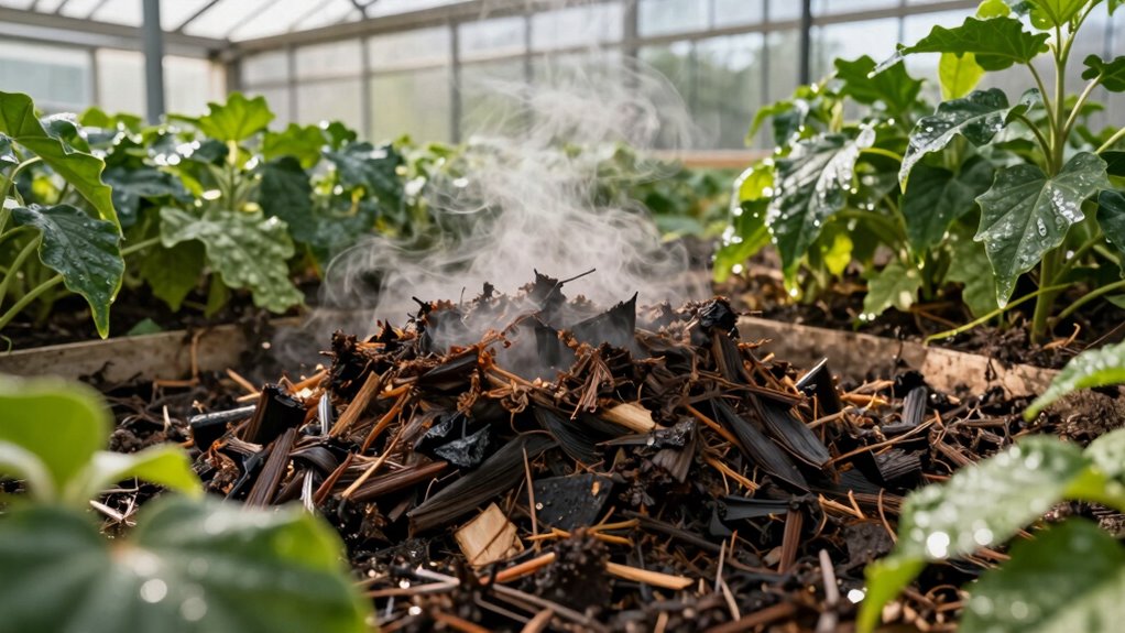 monitoring compost temperature fluctuations