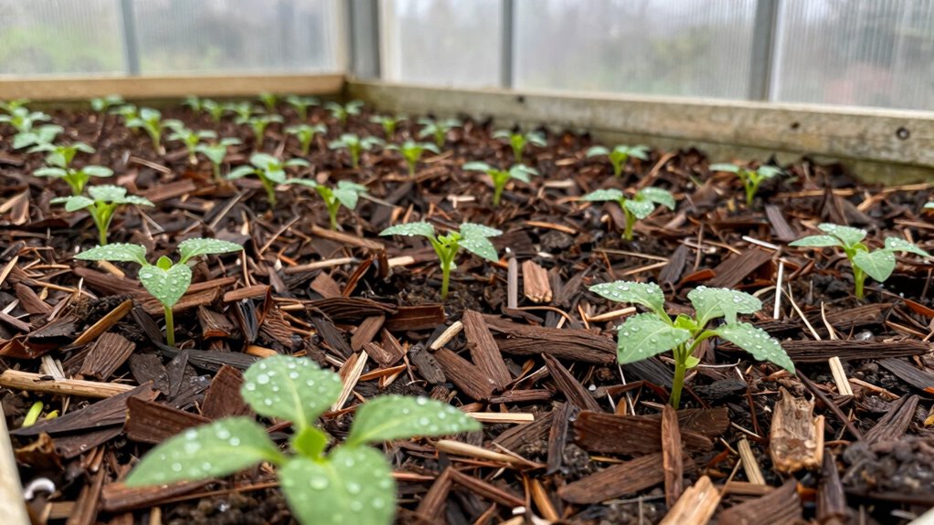 mulch improves watering and pest control