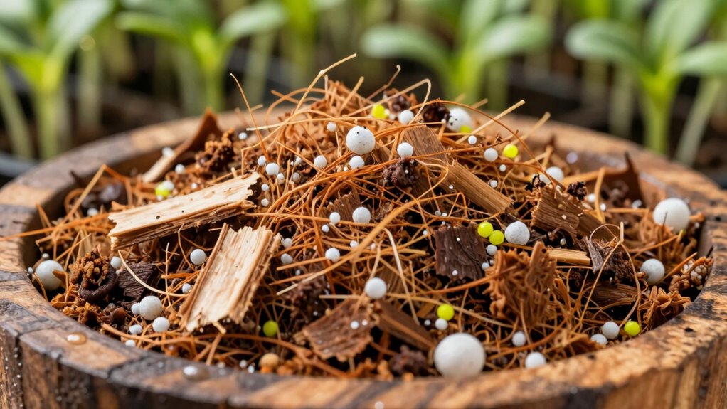 nutrient rich organic aerated mixture