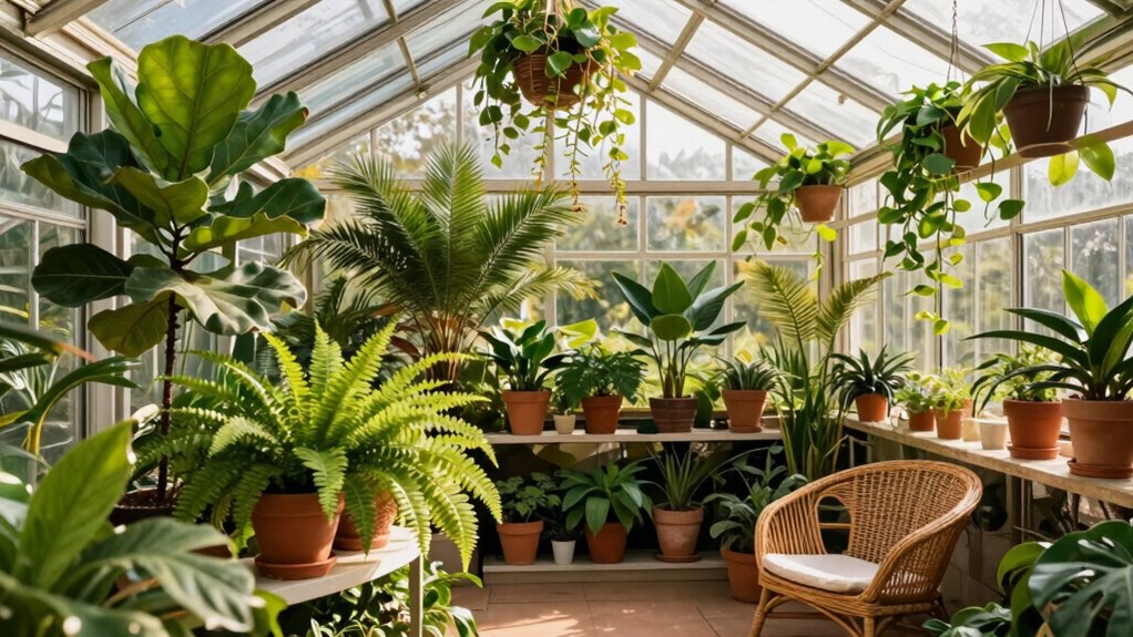 optimal indoor greenhouse setup