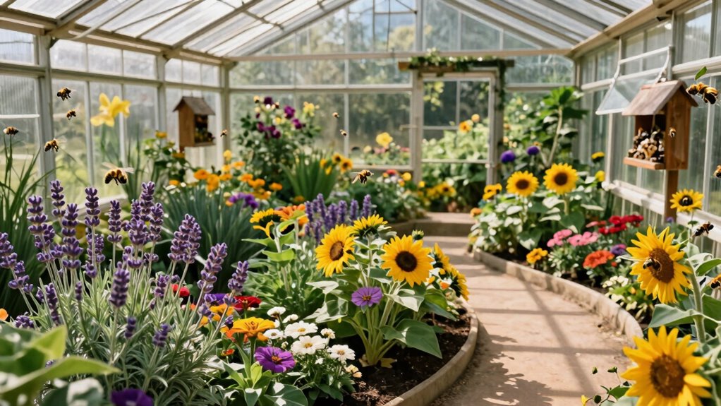 optimize greenhouse bee habitats
