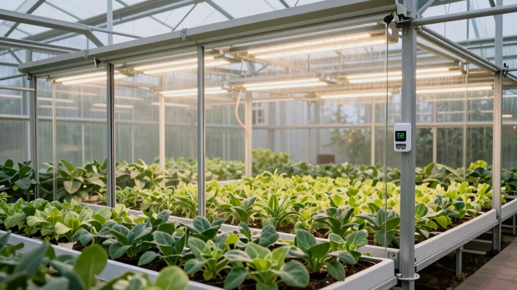 optimize greenhouse environmental conditions