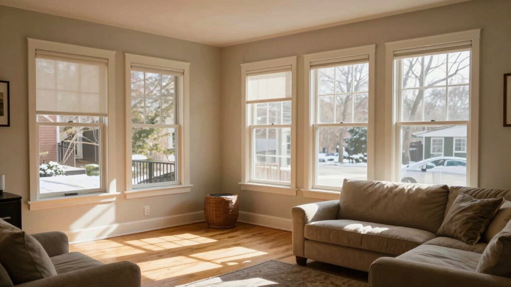 optimize winter solar gain