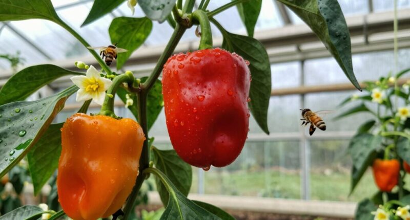 pepper pollination prevents flower drop