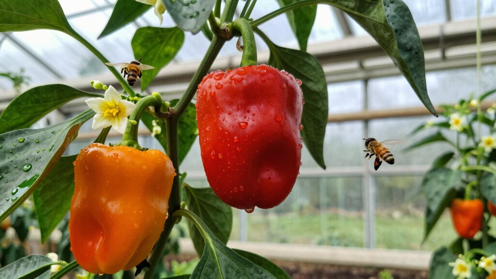 pepper pollination prevents flower drop