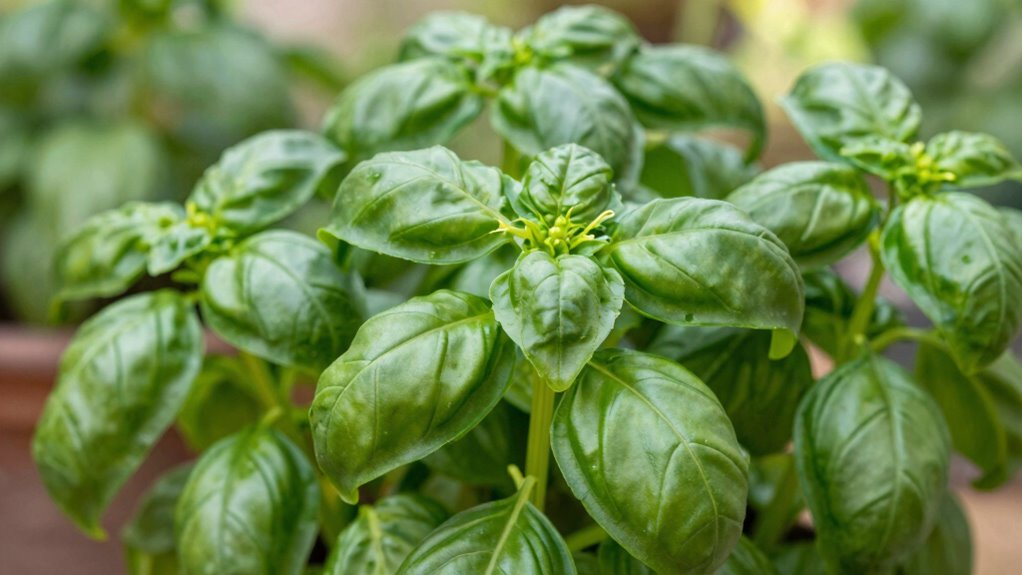 pinch basil every few weeks