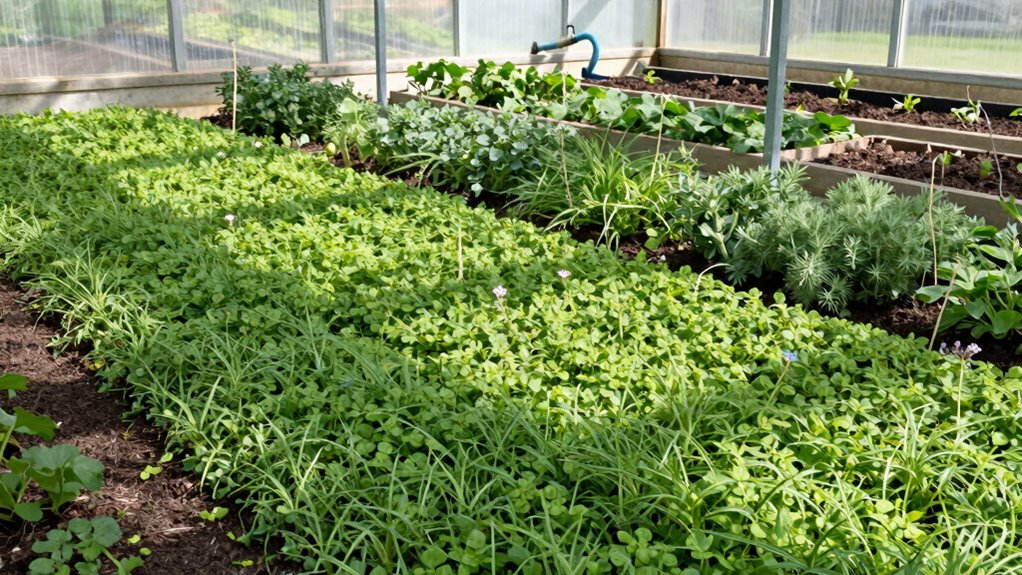 plant mulch companion experiment