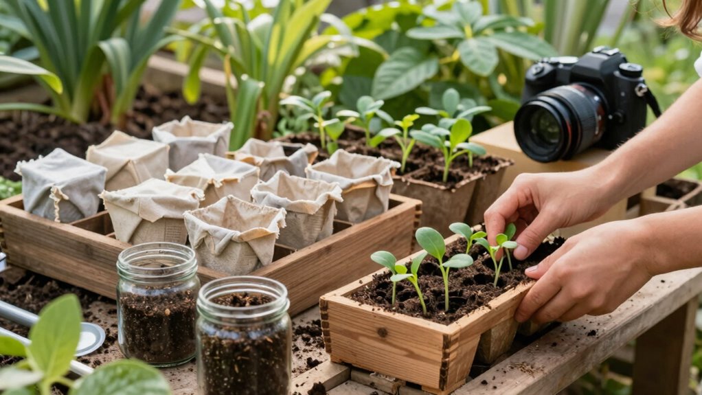 plastic seed starting waste