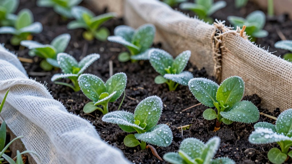 prepare soil cover plants