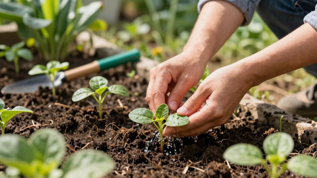 prepare soil minimize shock