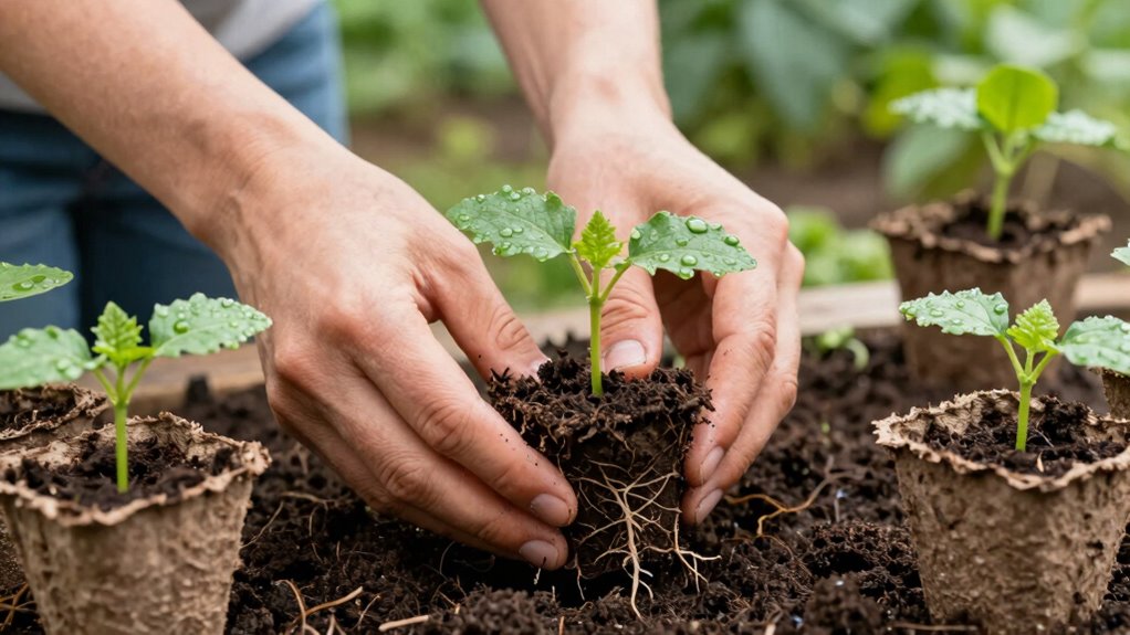 prepare soil water plants