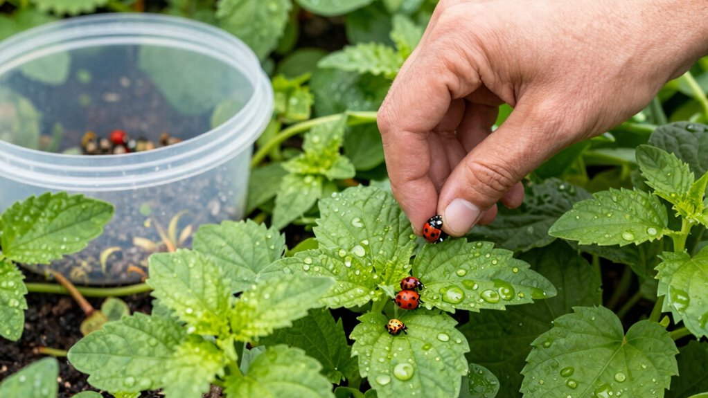 proper beneficial insect release