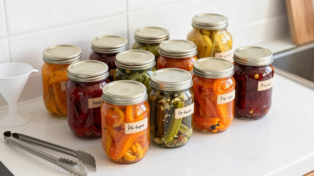 proper canning storage labels