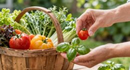quick daily garden harvest