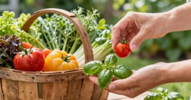 quick daily garden harvest