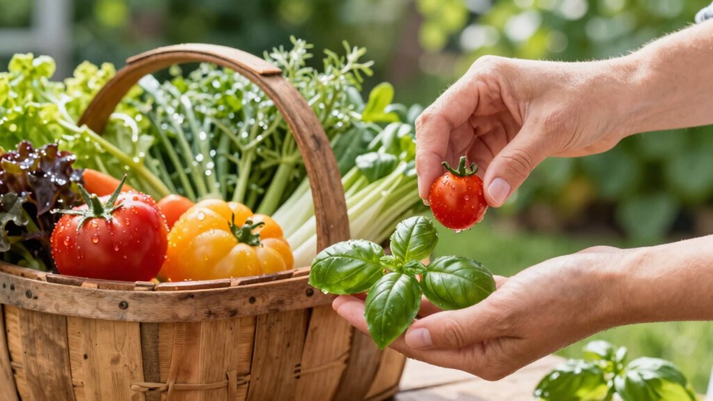 quick daily garden harvest