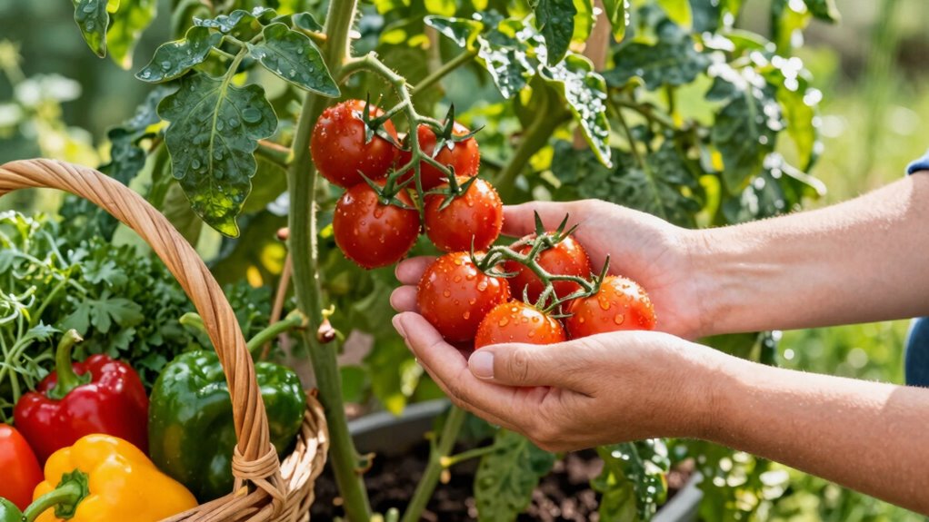 quick efficient garden harvest