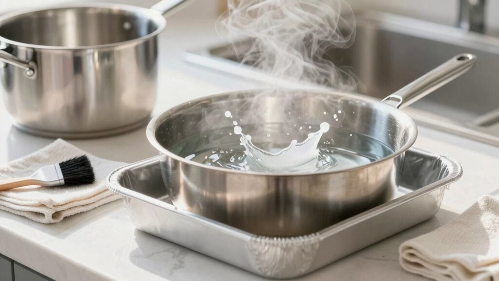 quick pot and tray sanitizing