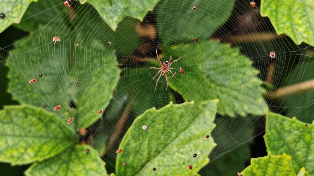remove webbing use natural repellents