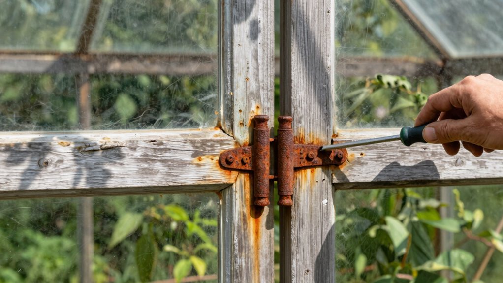 replace hinges or seek help