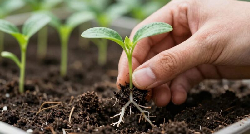 root growth indicates transplant readiness