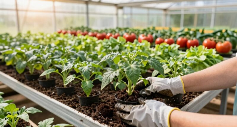 rotate greenhouse crops regularly