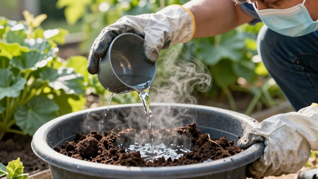 safe sterilization soil techniques