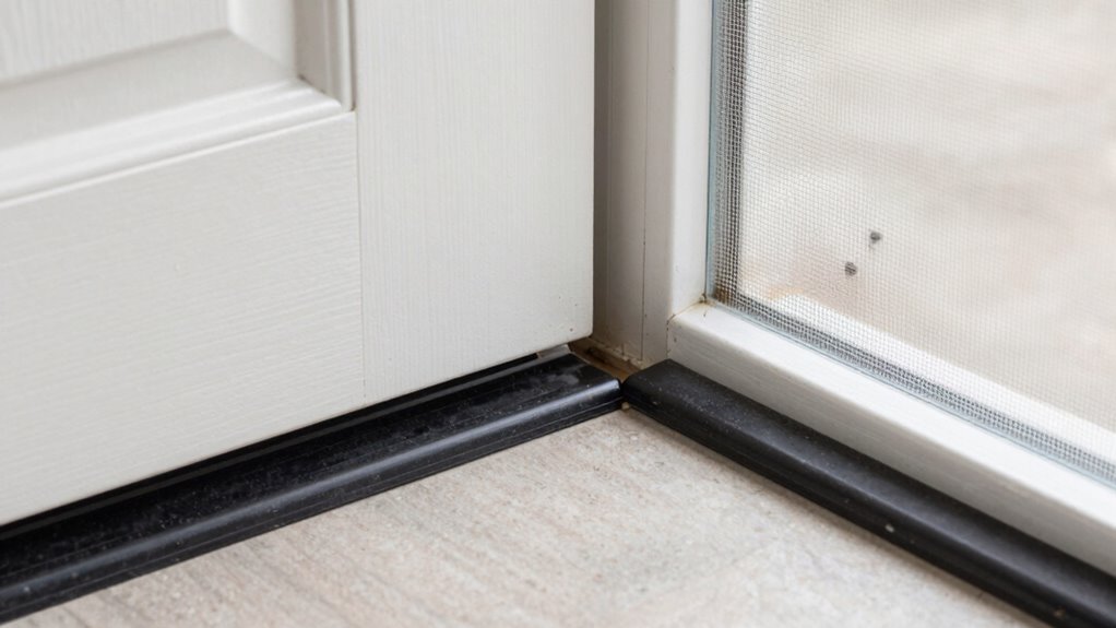 seal gaps around doors