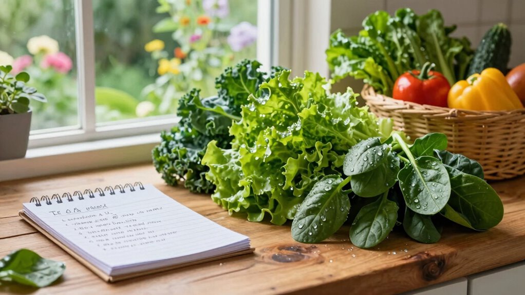 seasonal garden based meal planning