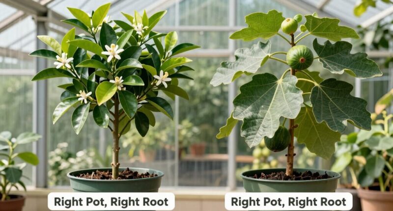 select appropriate pot size