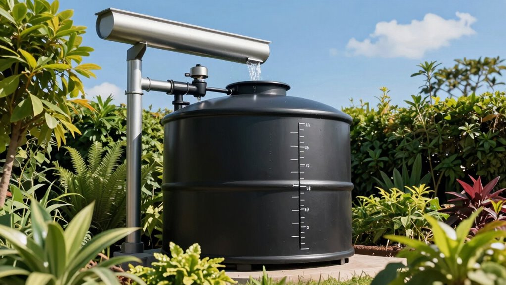 selects appropriate rainwater calculator