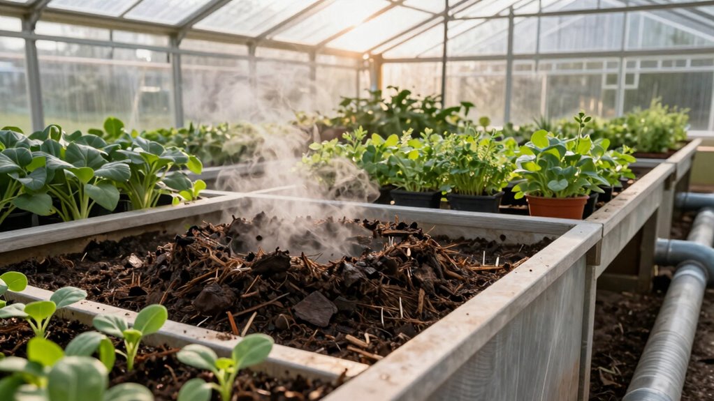 set up compost heating effectively