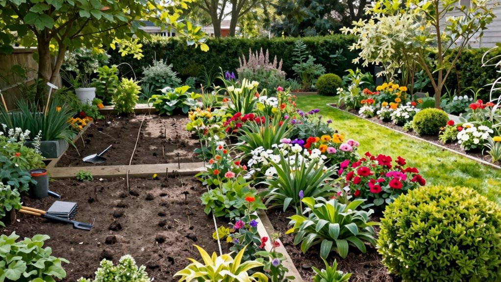 showcase garden transformation progress