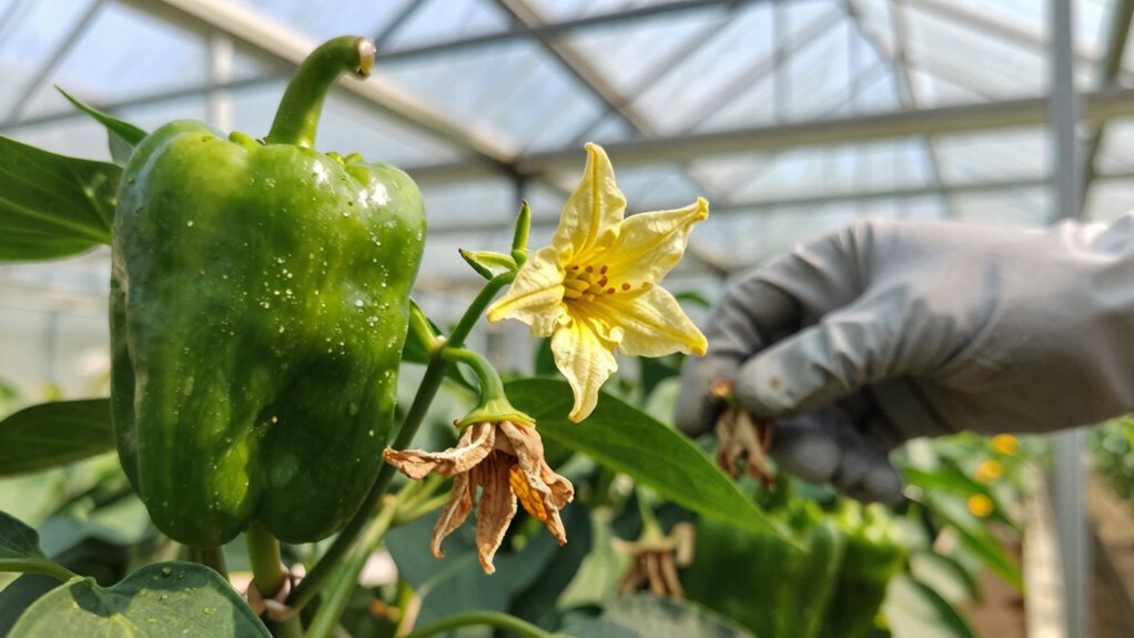 signs of poor pepper pollination