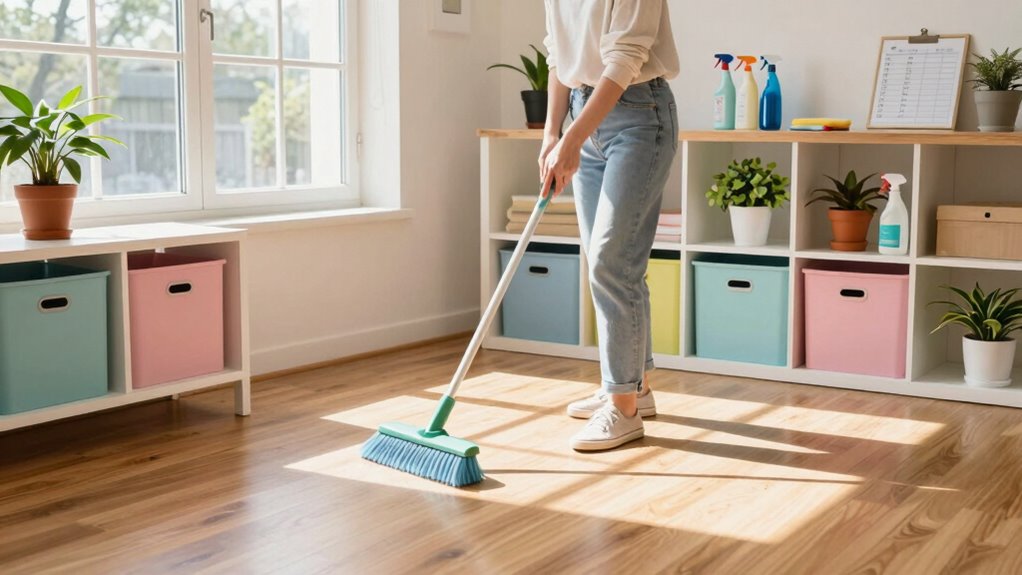 simple organized spring cleaning